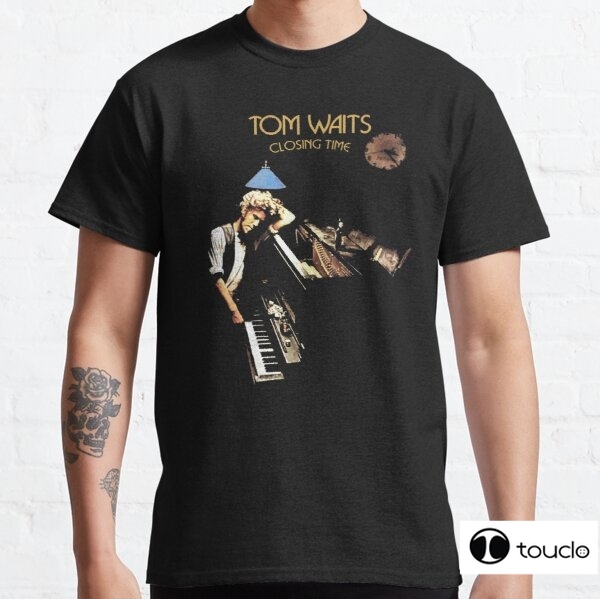 Poster Men Fashion - Tom Waits ปิดเวลาอัลบั้มเสื้อสติกเกอร์โปสเตอร์หน้ากากร้อนขาย Clown T เสื้อผู้ชาย/ผู้หญิงพิมพ์