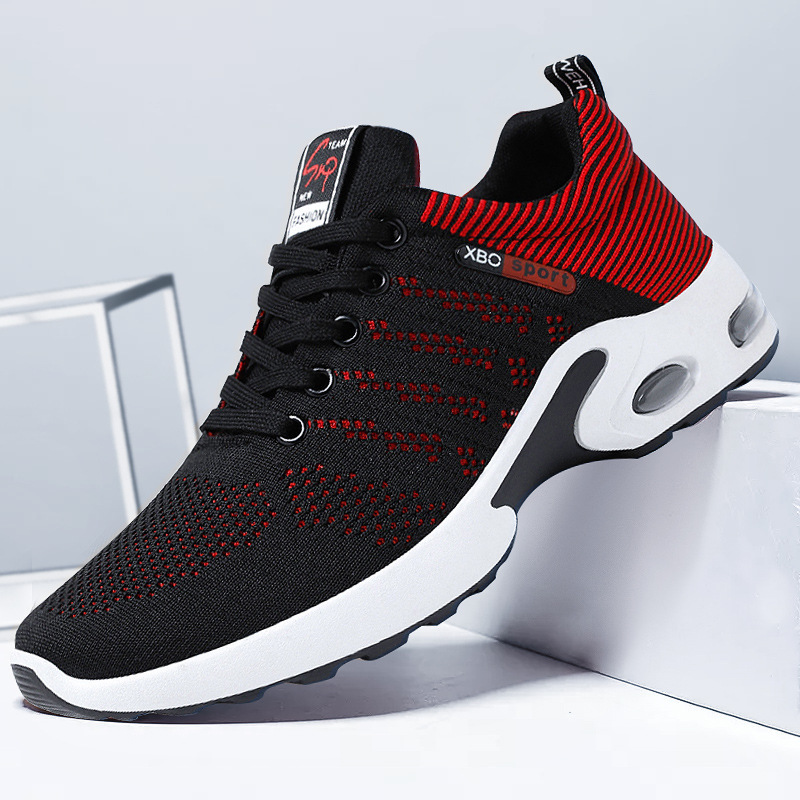 Mens Fashion Trainers - รองเท้าวิ่งแบบผูกเชือกระบายอากาศได้ดีใหม่ผู้ชายรองเท้ากีฬาลำลองน้ำหนักเบาฉบับภาษาเกาหลีรองเท้าบุรุษ