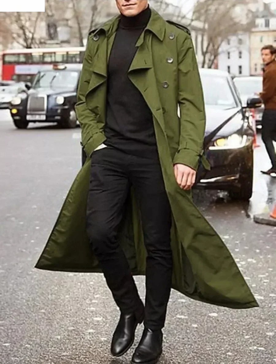 ผู้ชายยาว Trench Coats แจ็คเก็ - Men'S Fashion X บทวิจารณ์และราคา
