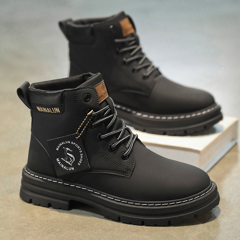 รองเท้าบูทหุ้มข้อผู้ชายแบบคลาส - Mens Fashion Trainers บทวิจารณ์และราคา