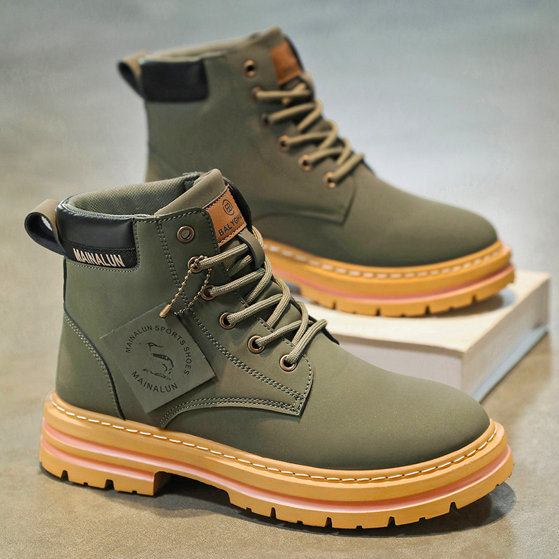 รองเท้าบูทหุ้มข้อผู้ชายแบบคลาส - Mens Fashion Trainers บทวิจารณ์และราคา