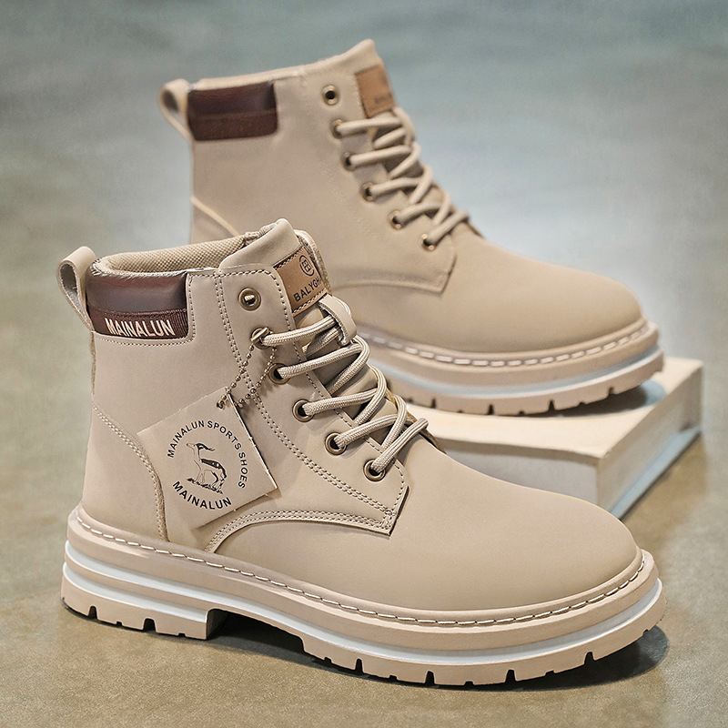 รองเท้าบูทหุ้มข้อผู้ชายแบบคลาส - Mens Fashion Trainers บทวิจารณ์และราคา