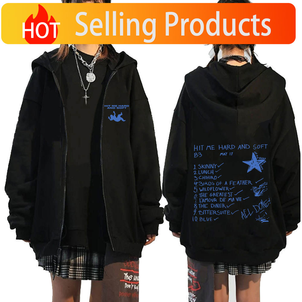 เสื้อฮู้ดซิป Hit Me Hard and S - Mens Fashion Zip Up Hoodies บทวิจารณ์และราคา