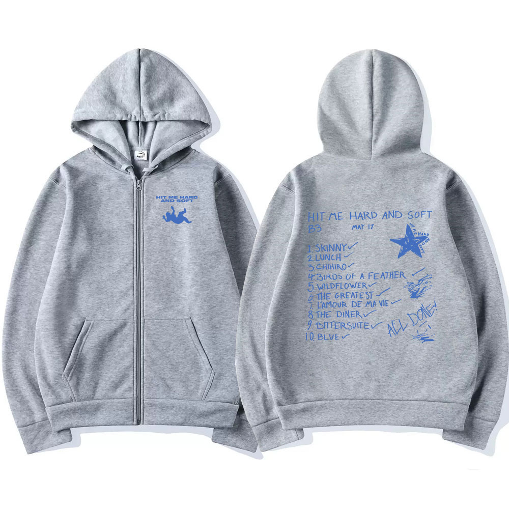 เสื้อฮู้ดซิป Hit Me Hard and S - Mens Fashion Zip Up Hoodies บทวิจารณ์และราคา