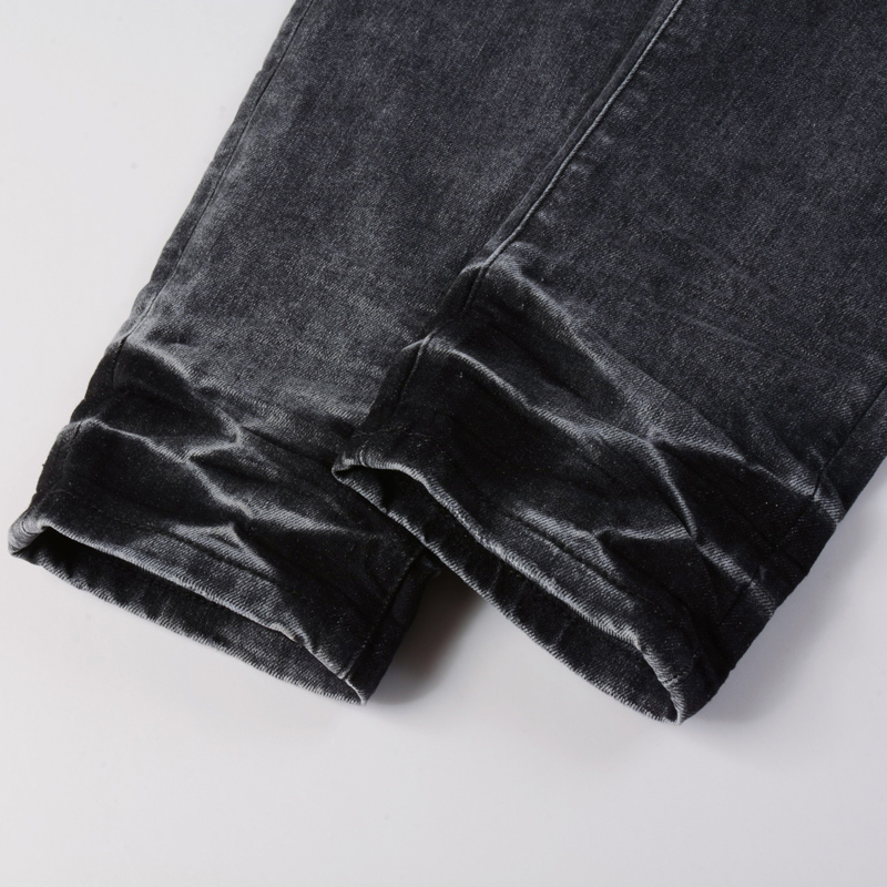 กางเกงยีนส์ทรงสลิมฟิตผ้ายืดสำห - Men'S Fashion Grey Jeans บทวิจารณ์และราคา