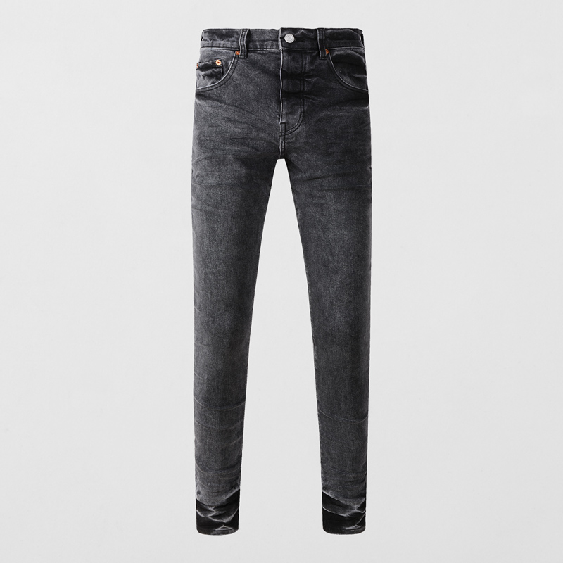 กางเกงยีนส์ทรงสลิมฟิตผ้ายืดสำห - Men'S Fashion Grey Jeans บทวิจารณ์และราคา