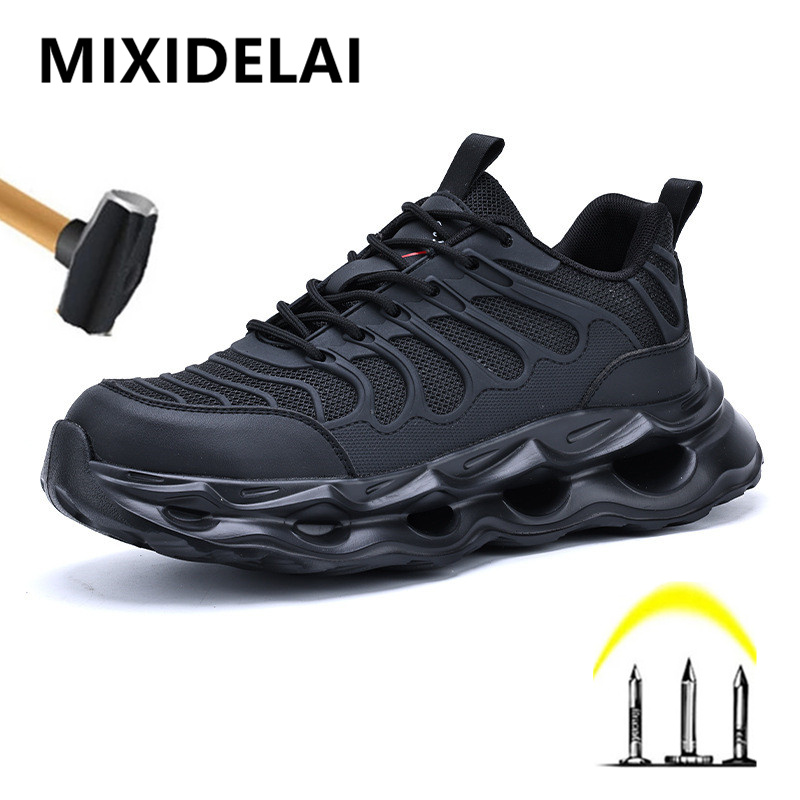 แฟชั่นรองเท้าผ้าใบความปลอดภัยร - Mens Fashion Trainers บทวิจารณ์และราคา
