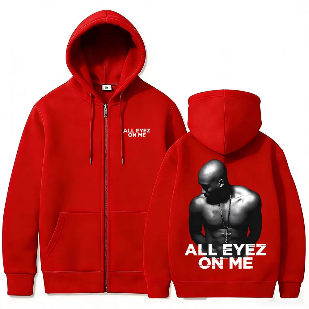 เสื้อฮู้ดซิปหน้าลาย All Eyez o - Mens Fashion Zip Up Hoodies บทวิจารณ์และราคา