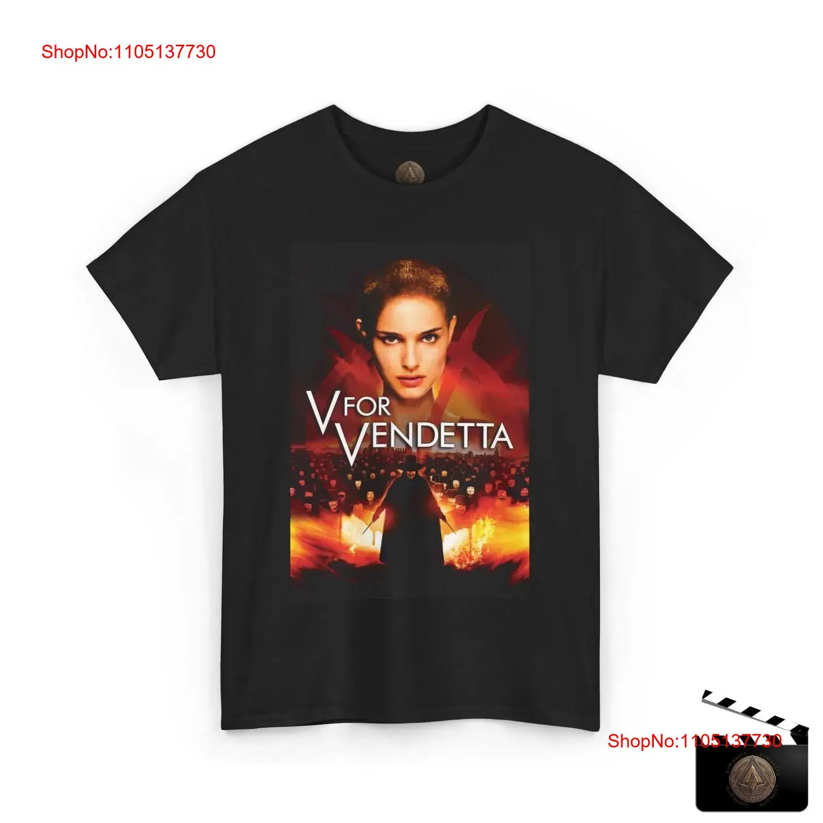เสื้อยืดลายโปสเตอร์ภาพยนตร์วี  - Poster Men Fashion บทวิจารณ์และราคา
