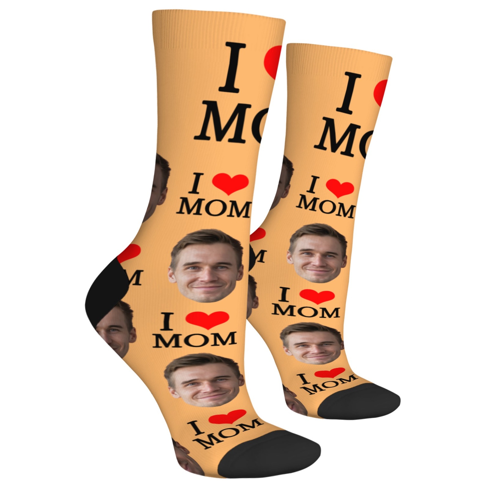 ถุงเท้าลายหน้าแบบกำหนดเอง ของข - Socks Ankle Men บทวิจารณ์และราคา