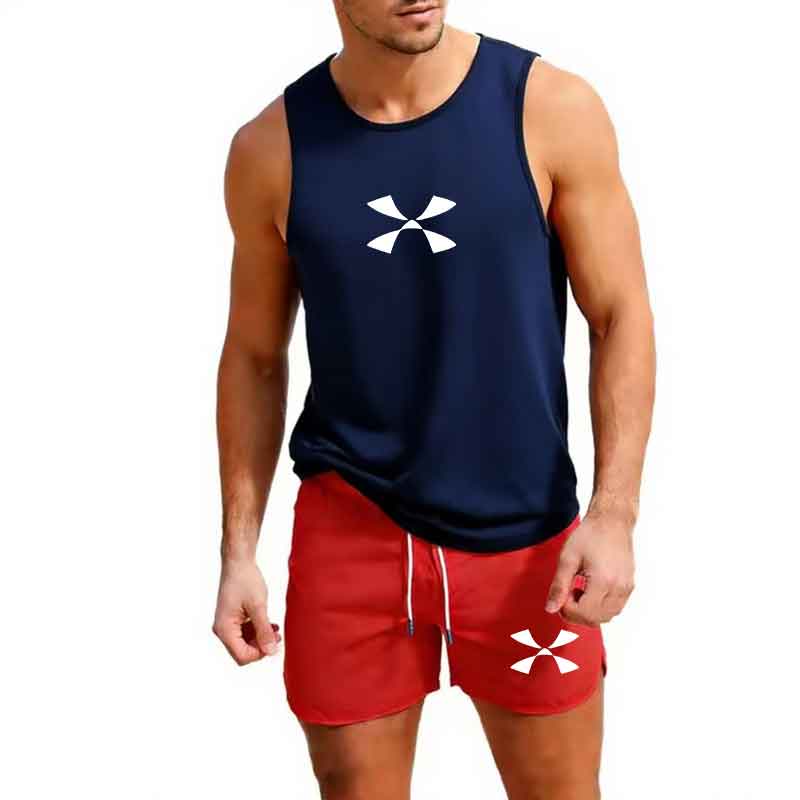 ชุดกีฬาวิ่งออกกำลังกายกลางแจ้ง - Mens Fashion Summer บทวิจารณ์และราคา