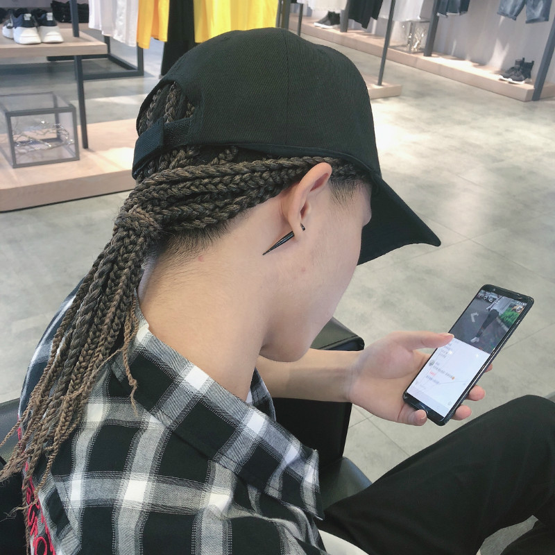 วิกผมสังเคราะห์แบบมีผมหยิกในตั - Men'S Fashion With Hat บทวิจารณ์และราคา
