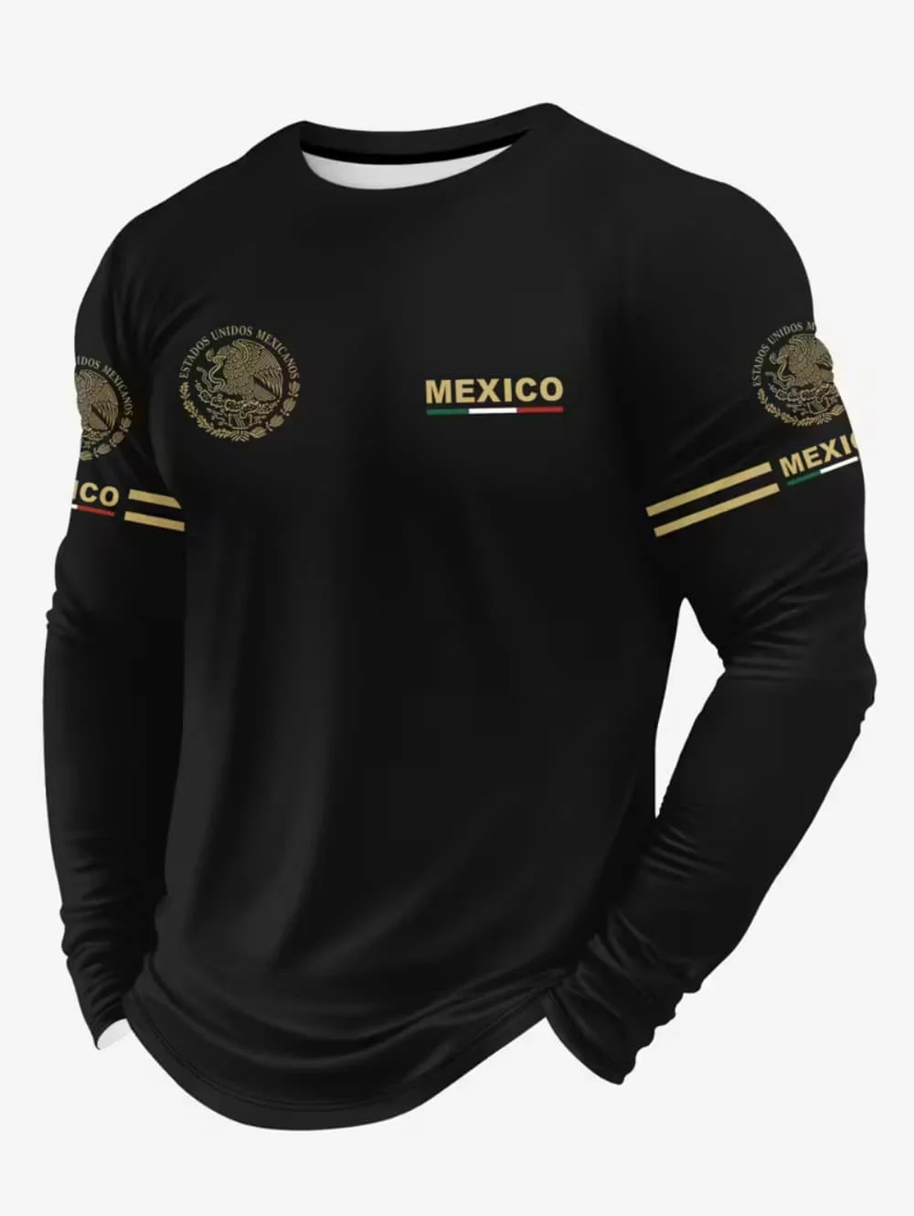 เสื้อยืดพิมพ์ลายอินทรีเม็กซิโก - Mens Fashion Clothes บทวิจารณ์และราคา