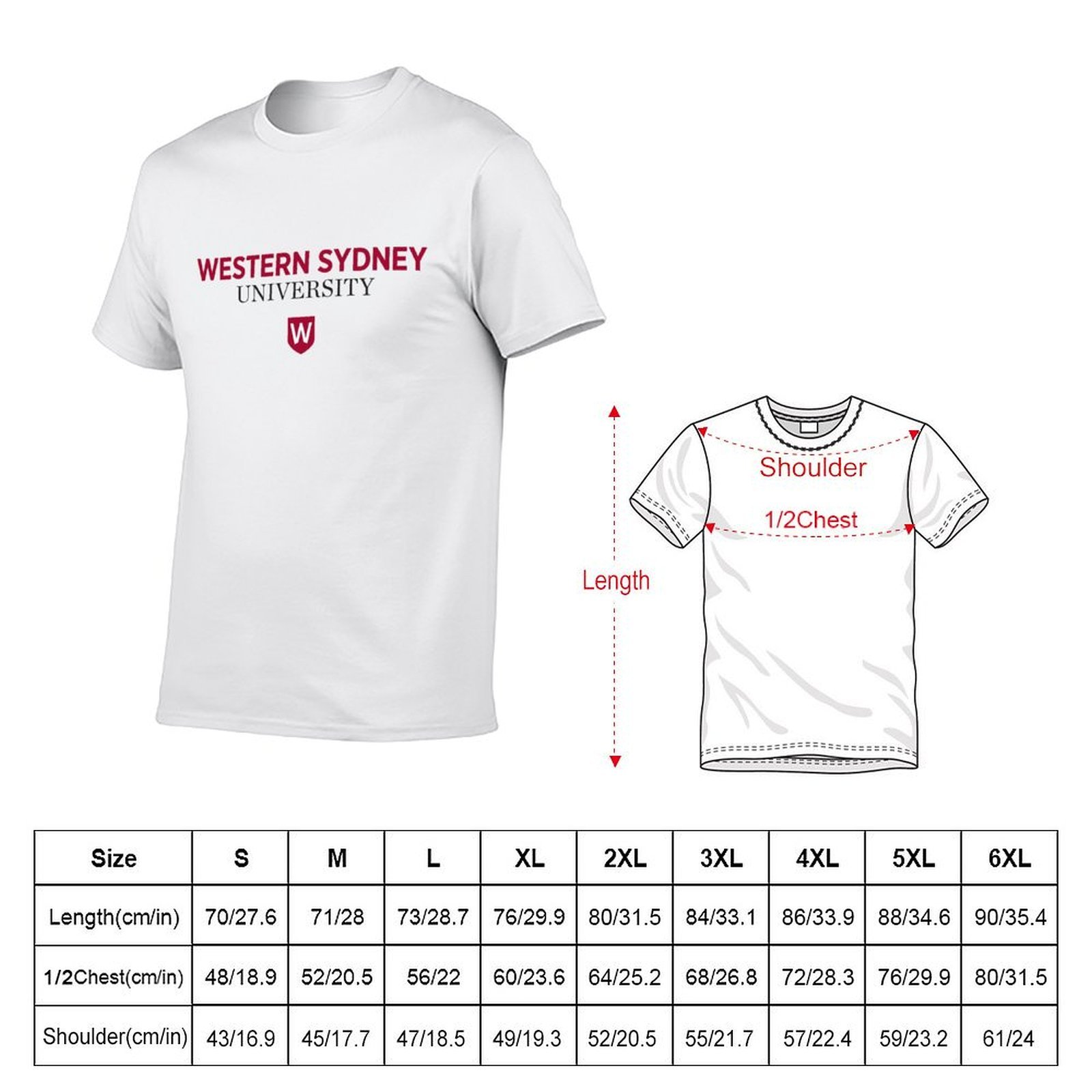 เสื้อยืดมหาวิทยาลัยเวสเทิร์นซิ - Men'S Fashion Sydney บทวิจารณ์และราคา