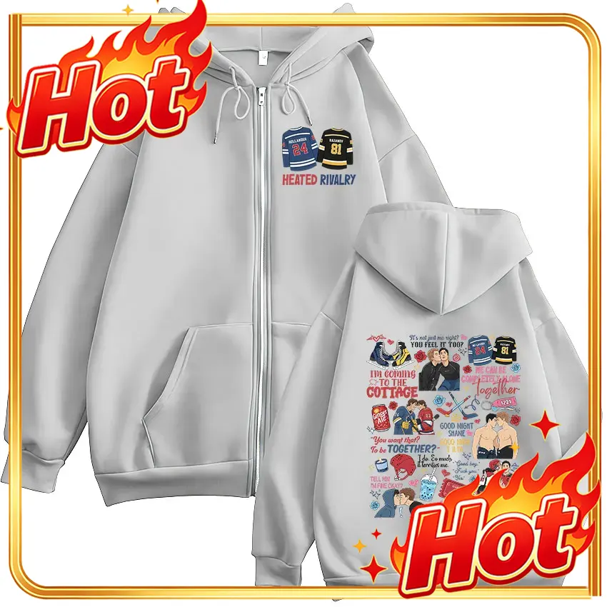 เสื้อฮู้ดซิปพิมพ์ลาย Heated Ri - Mens Fashion Zip Up Hoodies บทวิจารณ์และราคา