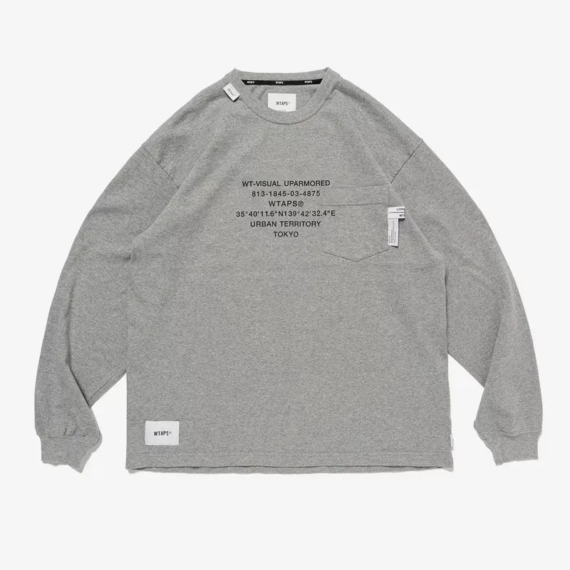 WTAPS เสื้อยืดแขนยาวผ้าคอตตอนเ - Mens Fashion Summer บทวิจารณ์และราคา
