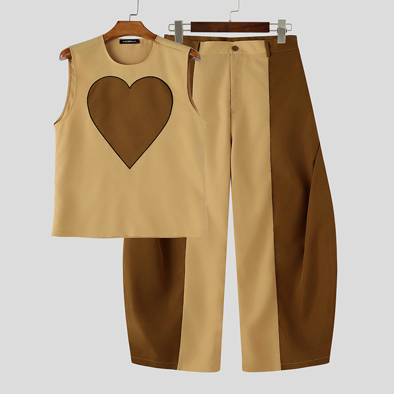 INCERUN ชุดผู้ชายเสื้อกล้ามแขน - Mens Fashion Summer บทวิจารณ์และราคา