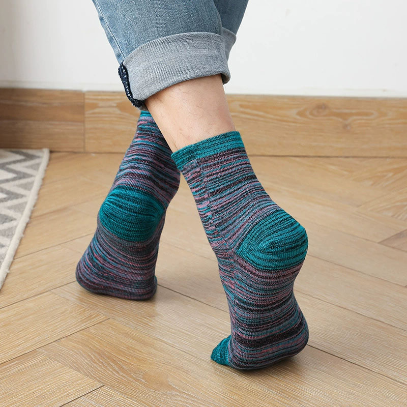 1/5 คู่ Man สีสัน Toe Happy ถุ - Socks Ankle Men บทวิจารณ์และราคา
