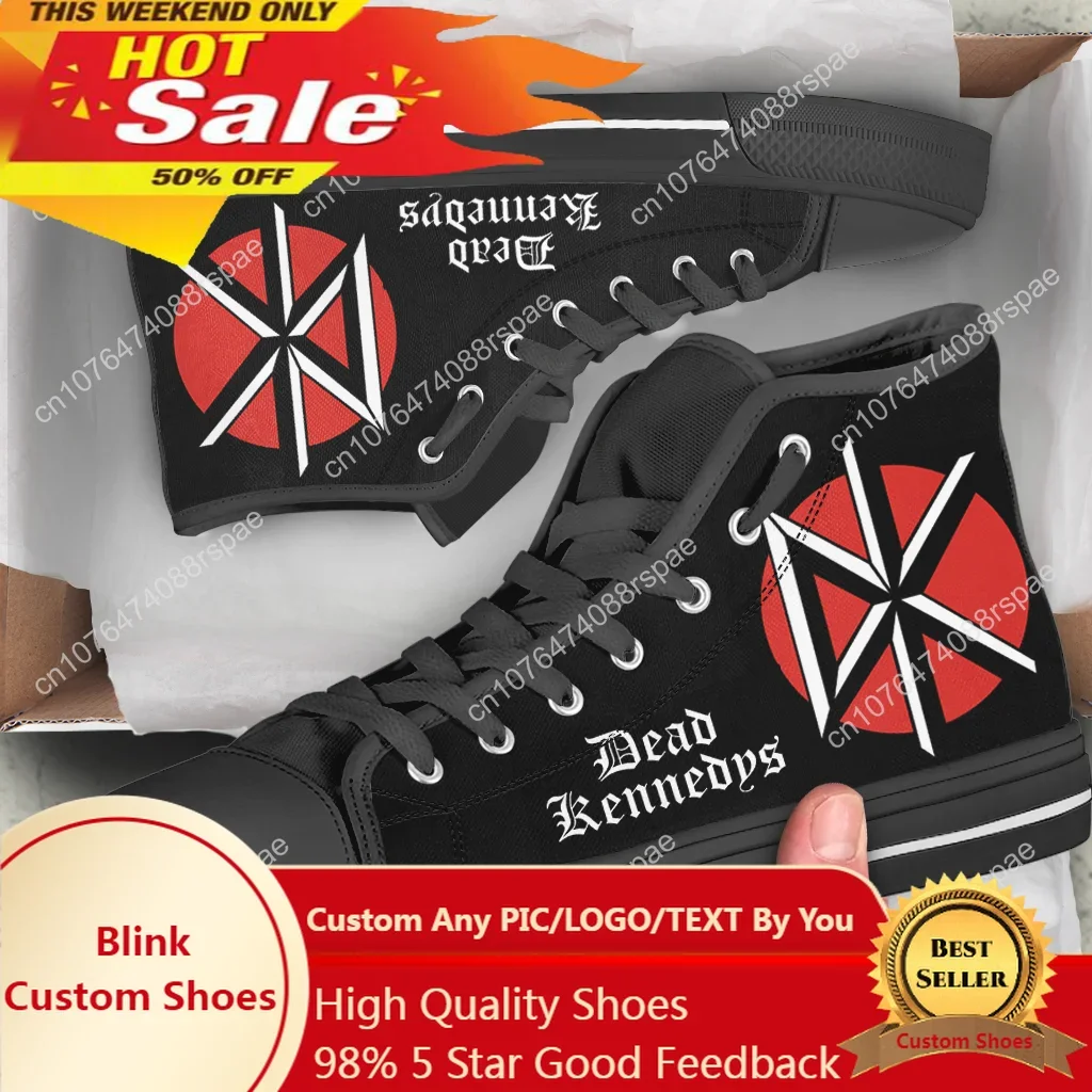 Dead Kennedys ชายหญิงคุณภาพสูง - Mens Fashion Trainers บทวิจารณ์และราคา