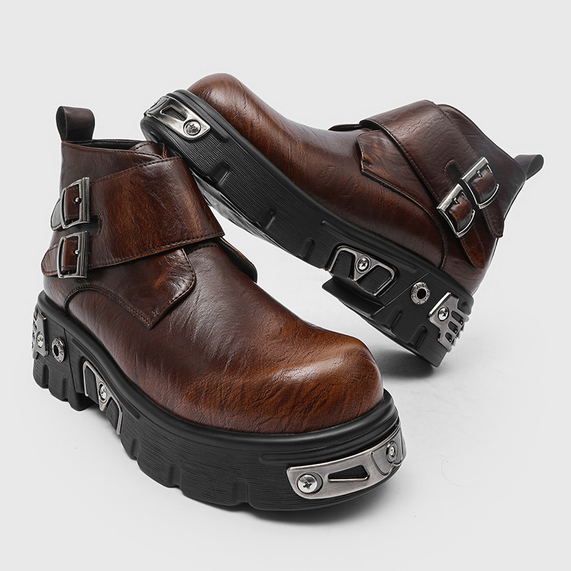 รองเท้าบูทแฟชั่นพังก์กอธทรงสูง - Men'S Fashion News บทวิจารณ์และราคา